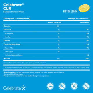 Celebrate® CLR 20g Proteïnewater 