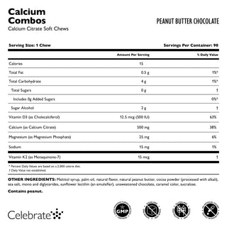 Calcium Citrate Combos, Soft Chew