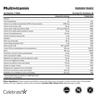 Bariatrisk multivitamin uden jern, tyggetablet