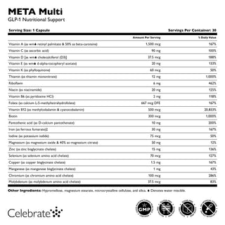 META Multi GLP-1 Ernæringsstøtte 
