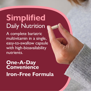 CelebrateONE Once Daily Bariatric Multivitamin uden jern, kapsler