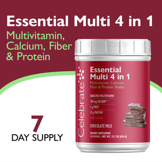 Essential Multi 4 i 1 Multivitamin med calcium + protein, pulver