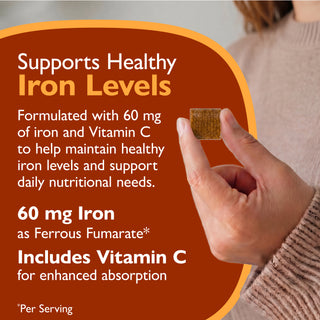 Jern 60 mg + C-vitamin, Soft Chews, Twisted Citrus