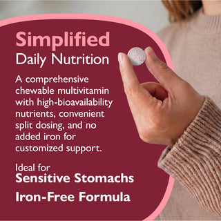 Bariatrisk multivitamin uden jern, tyggetablet