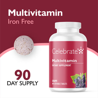 Bariatrisk multivitamin uden jern, tyggetablet
