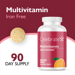 Bariatrisk multivitamin uden jern, tyggetablet